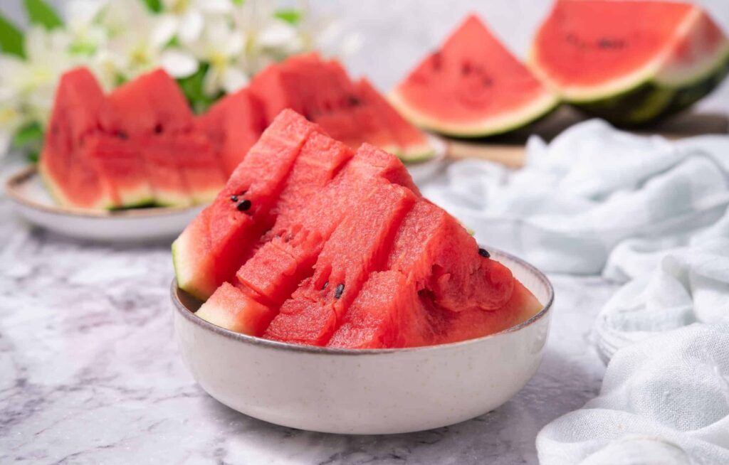 how to safely serve watermelon to your do