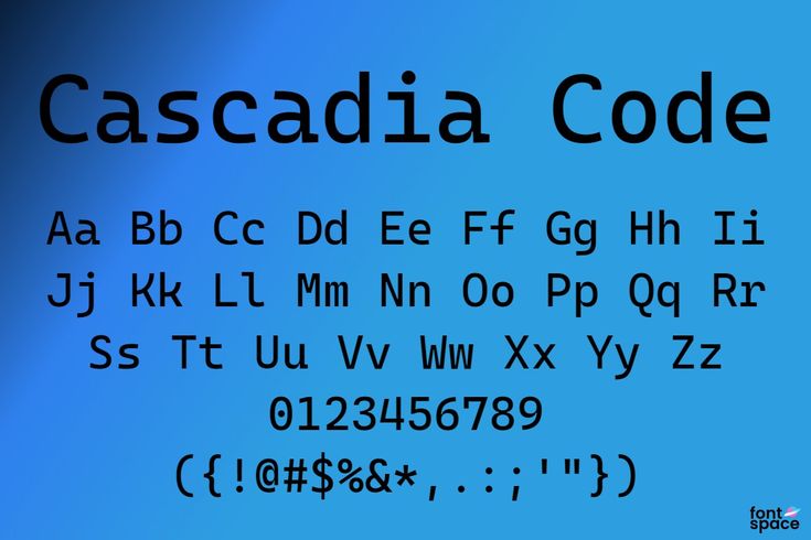Cascadia Code: Best for Windows and Terminal